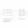 Тумба под раковину BelBagno Aurora 70 AURORA-700-2C-SO-RT подвесная