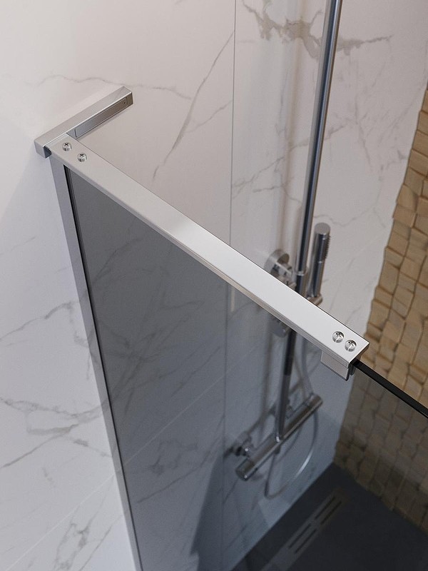 Душевая перегородка BelBagno Uno 100 UNO-L-1-TB-100-GR-Cr