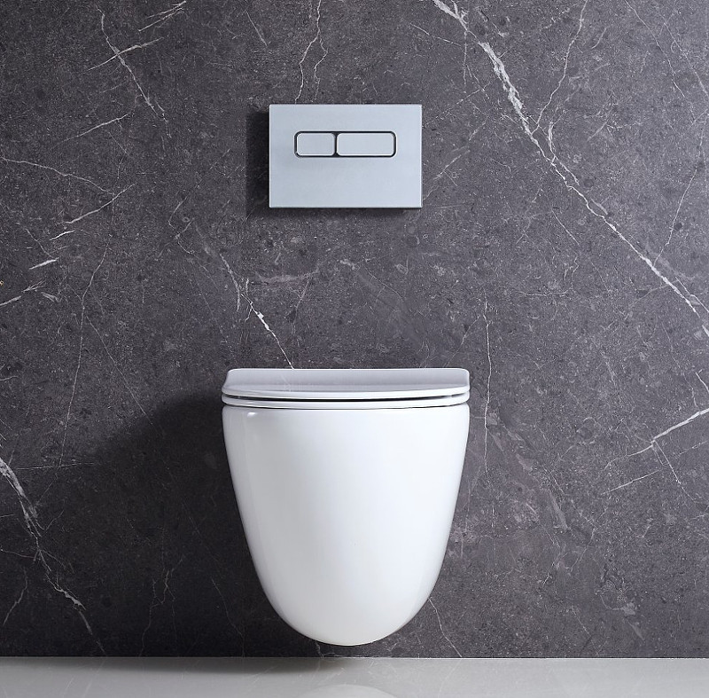 Комплект унитаза BelBagno Amanda BB051CHR+BB051SC с инсталляцией WellWant Standart 50 WWISI1110B