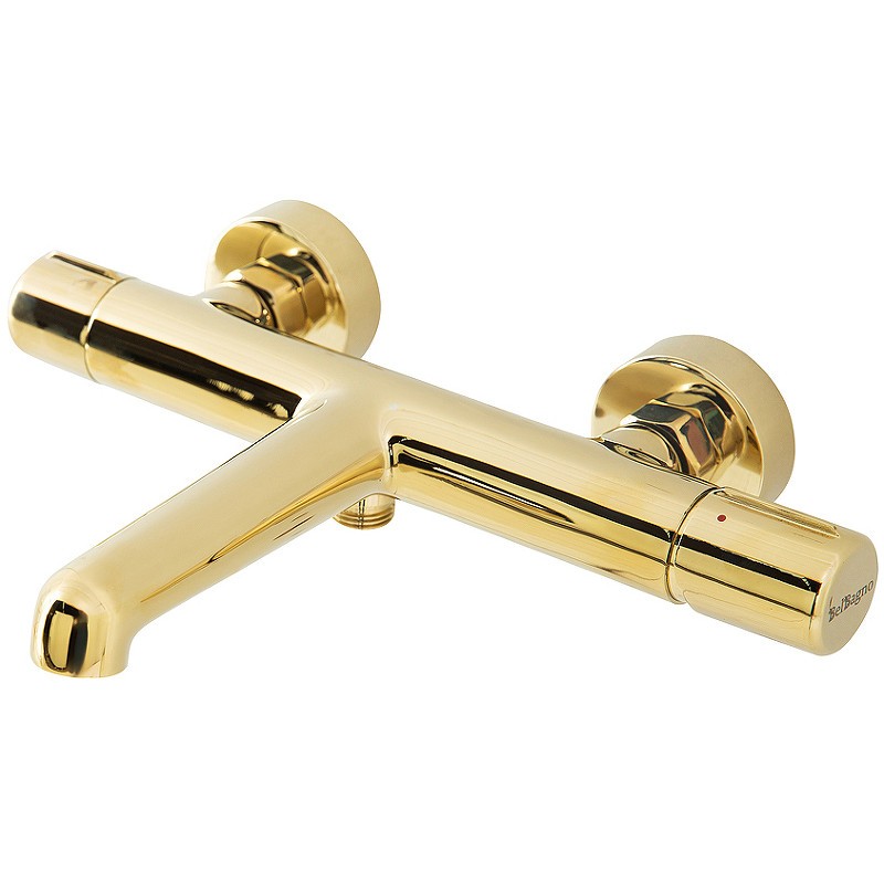 Смеситель для ванны BelBagno Uno UNO-VASM/DFS-ORO