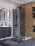 Душевая перегородка BelBagno Uno 100 UNO-L-1-TB-100-GR-GM