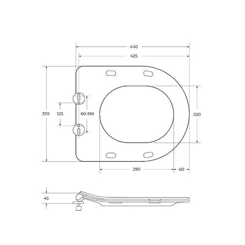 Комплект унитаза BelBagno Amanda BB051CHR+BB051SC с инсталляцией WellWant Standart 50 WWISI111BB