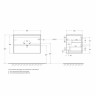 Тумба под раковину BelBagno Kraft 80 KRAFT-800-2C-SO-CG подвесная