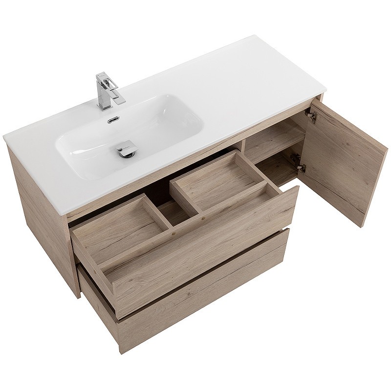 Тумба под раковину BelBagno Kraft 100 L KRAFT-1000-2C-1A-SO-RGB-L подвесная