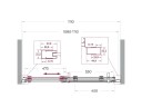Душевая дверь BelBagno Marino 2 110 MARINO-2-BF-1-110-C-CR