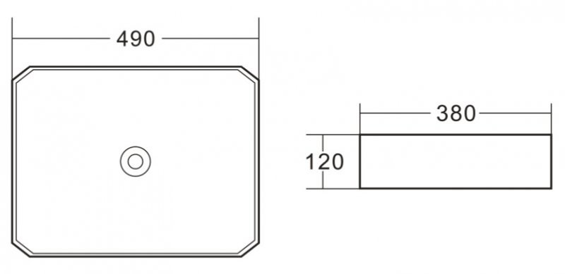 Раковина-чаша BelBagno 49 BB1386