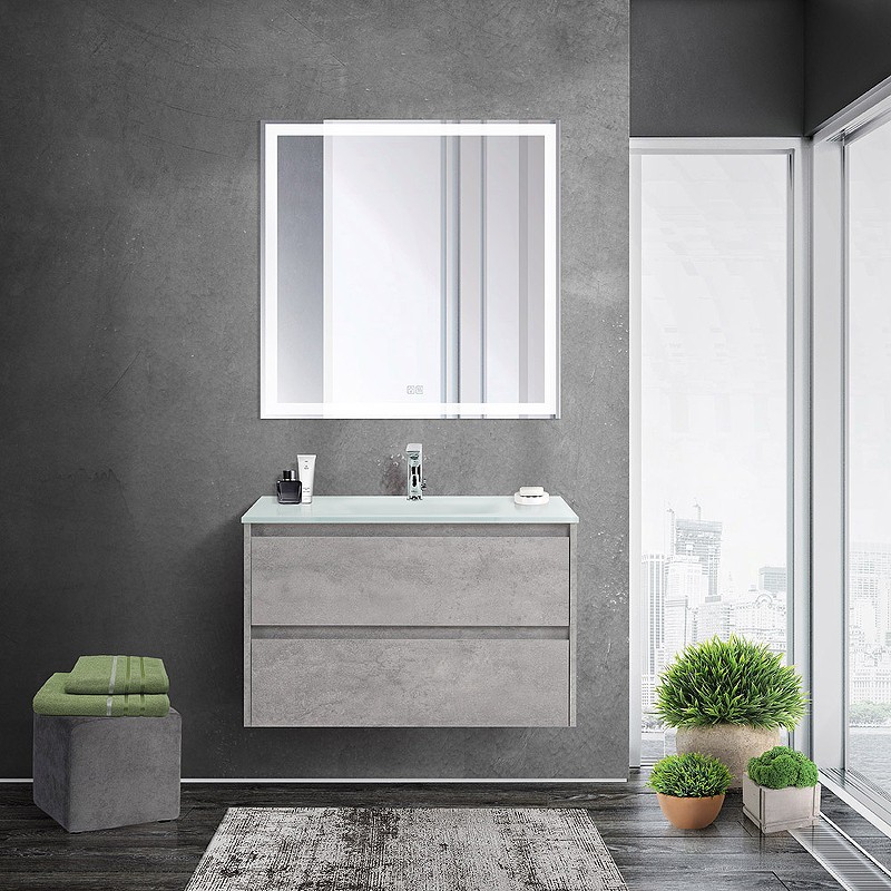 Тумба под раковину BelBagno Kraft 90 KRAFT-900-2C-SO-CG подвесная