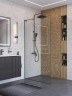 Душевая перегородка BelBagno Uno 110 UNO-L-1-TB-110-C-GM