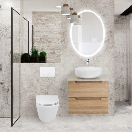 Унитаз BelBagno Tre BB8001CHR/SC подвесной