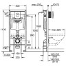 Комплект унитаза BelBagno Uno-Tor BB5177CH-TOR/SC с инсталляцией Grohe Rapid SL 38772001