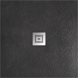 Душевой поддон из искусственного камня BelBagno Uno 90x90 TRAY-MR-UNO-A-90-35-NERO-CR