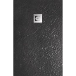 Душевой поддон из искусственного камня BelBagno Uno 120x80 TRAY-MR-UNO-AH-120/80-35-NERO-CR