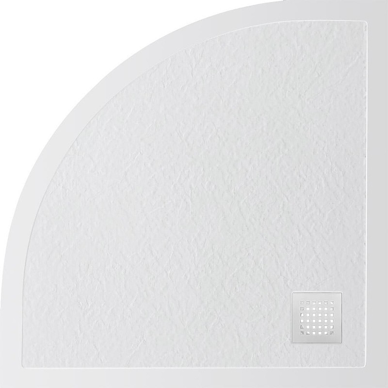 Душевой поддон из искусственного камня BelBagno Uno 90x90 TRAY-MR-UNO-R-90-550-35-W-BO