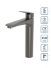 Смеситель для раковины BelBagno Due DUE-LMC-GM-W0