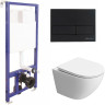 Комплект унитаза BelBagno Uno-Tor BB5177CH-TOR/SC с инсталляцией Berges Novum L5 040215