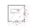 Душевой уголок BelBagno Uno 95х95 UNO-195-A-2-95-C-Cr