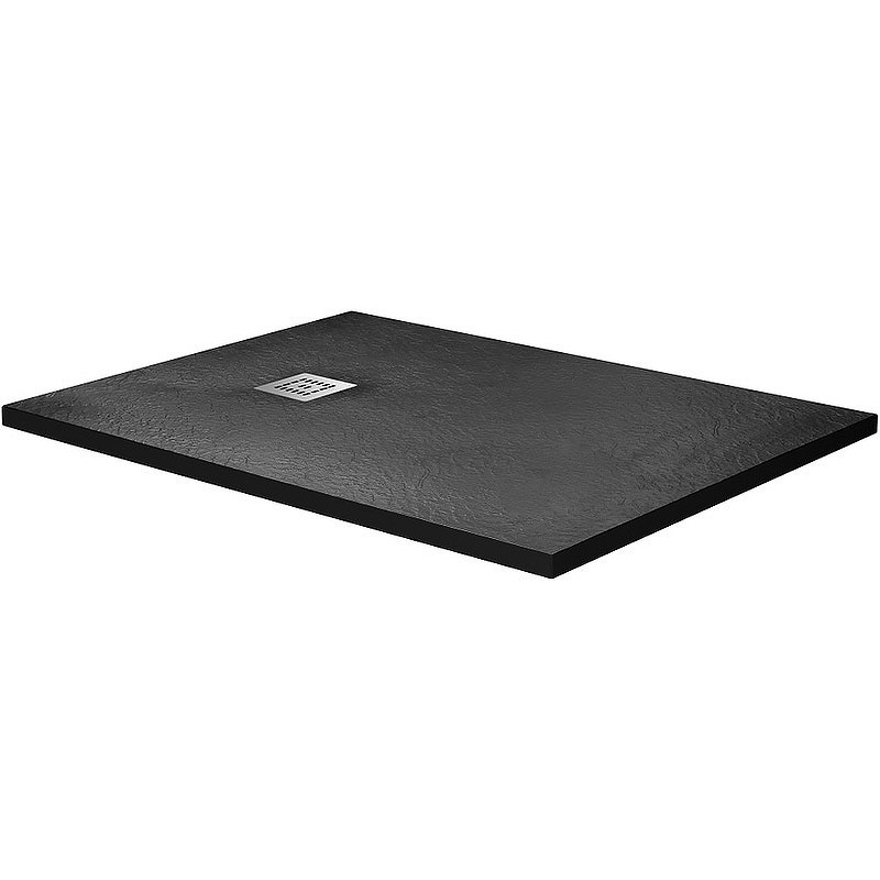 Душевой поддон из искусственного камня BelBagno Uno 120x90 TRAY-MR-UNO-AH-120/90-35-NERO-CR