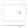 Душевой поддон из искусственного камня BelBagno Uno 120x90 TRAY-MR-UNO-AH-120/90-35-NERO-CR