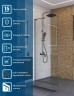 Душевая перегородка BelBagno Uno 80 UNO-L-1-TB-80-C-GM