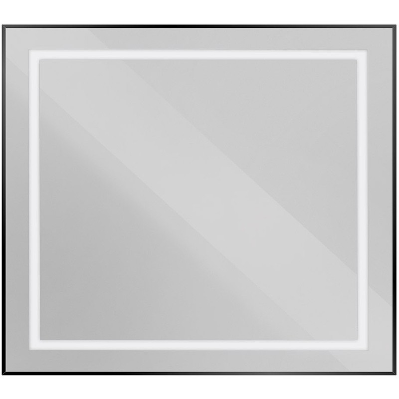 Зеркало BelBagno Kraft 90 SPC-KRAFT-900-800-SENS-NERO с подсветкой