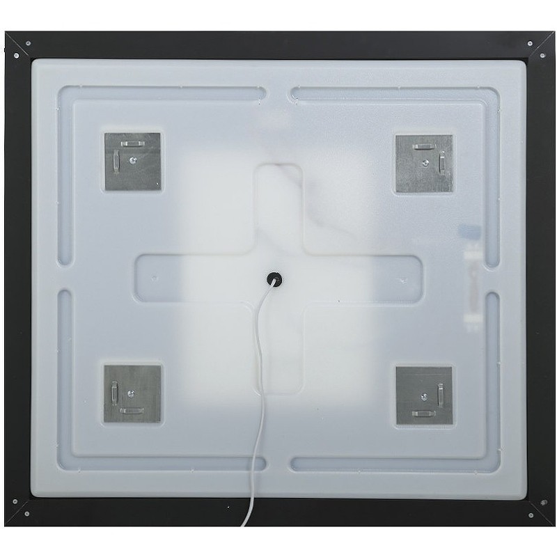 Зеркало BelBagno Kraft 90 SPC-KRAFT-900-800-SENS-NERO с подсветкой