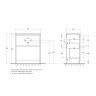 Тумба под раковину BelBagno Kraft 39 70 KRAFT39-700/390-2C-PIA-RT