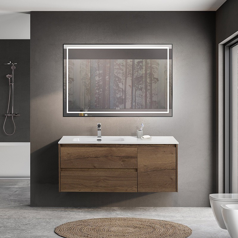 Тумба под раковину BelBagno Kraft 120 L KRAFT-1200-2C-1A-SO-RT-L подвесная