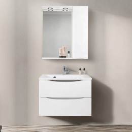 Зеркало со шкафом BelBagno MARINO-SPC-800/750-1A-BL-P-R 80 с подсветкой