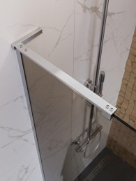 Душевая перегородка BelBagno Uno 90 UNO-L-1-TB-90-BR-Cr