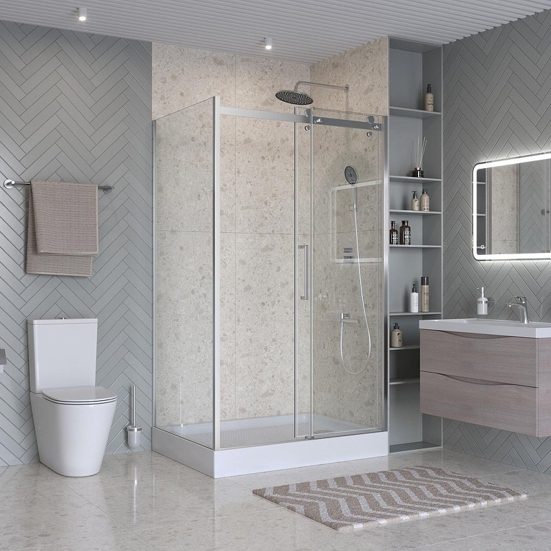 Душевой уголок BelBagno Marino 2 120x100 MARINO-2-AH-1-120/100-C-Cr