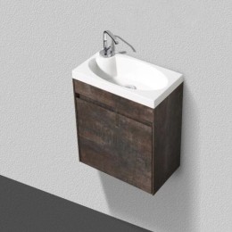 Тумба под раковину BelBagno Pietra Mini 46 PIETRA MINI-460-1A-SO-PT-L подвесная