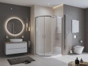 Душевой поддон из искусственного камня BelBagno Uno 120x80 R TRAY-MR-UNO-RH-120/80-550-35-W-R-CR