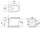 Унитаз BelBagno Veneto BB132CHR подвесной