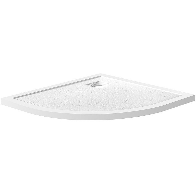 Душевой поддон из искусственного камня BelBagno Uno 90x90 TRAY-MR-UNO-R-90-550-35-W-CR