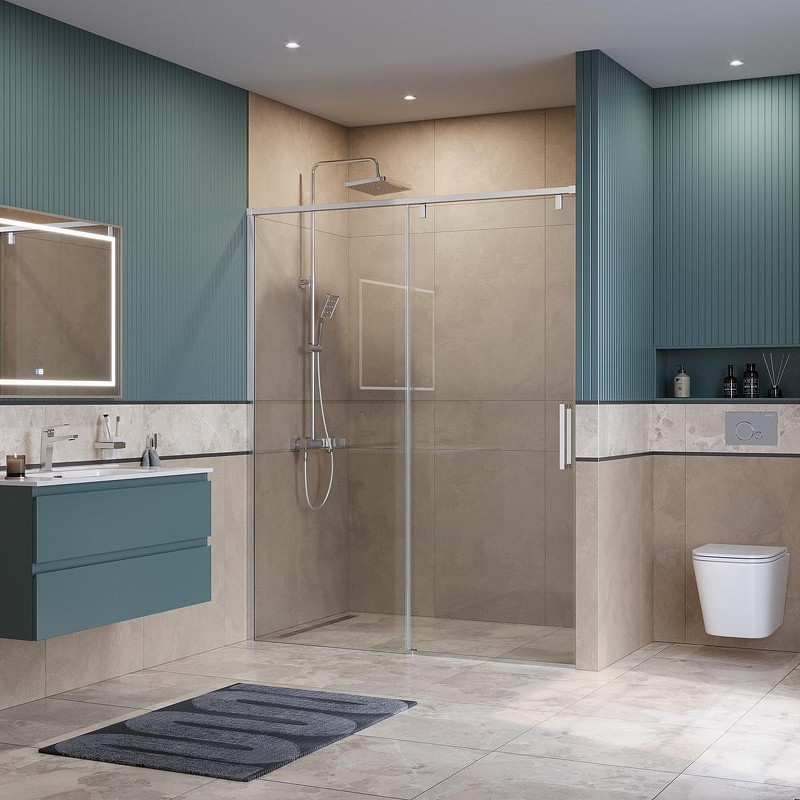 Душевая дверь BelBagno Soft Close-1 160 SOFT_CLOSE-1-BF-1-160-C-Cr