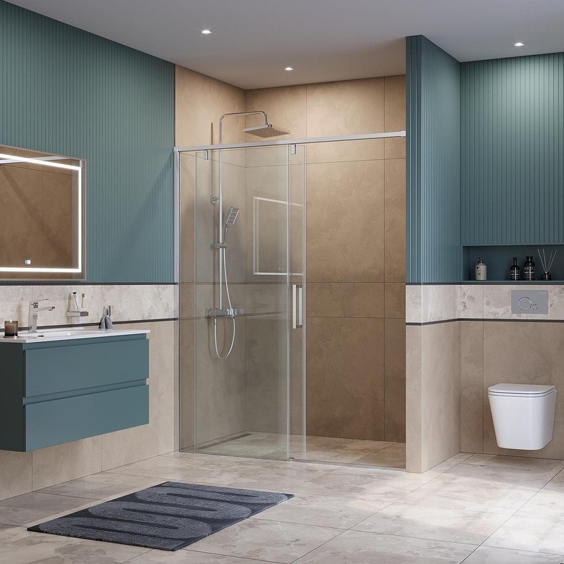 Душевая дверь BelBagno Soft Close-1 160 SOFT_CLOSE-1-BF-1-160-C-Cr