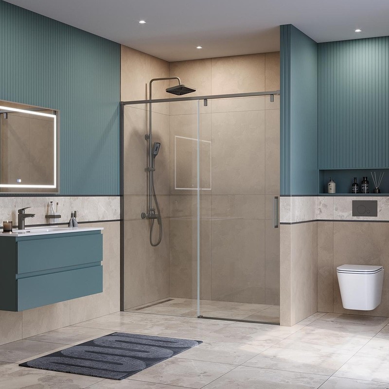 Душевая дверь BelBagno Soft Close-1 160 SOFT_CLOSE-1-BF-1-160-C-GM