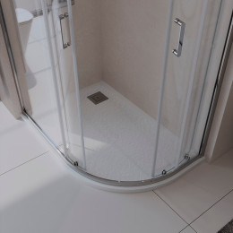 Душевой поддон из искусственного камня BelBagno Uno 120x80 L TRAY-MR-UNO-RH-120/80-550-35-W-L