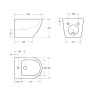 Биде BelBagno Sfera-R BB046BH подвесное