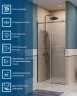 Душевая дверь BelBagno Soft Close-2 100 SOFT_CLOSE-2-BF-1-100-C-GM