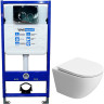 Комплект унитаза BelBagno Uno-Tor BB5177CH-TOR/SC с инсталляцией WellWant Standart 50 WWISI1110B