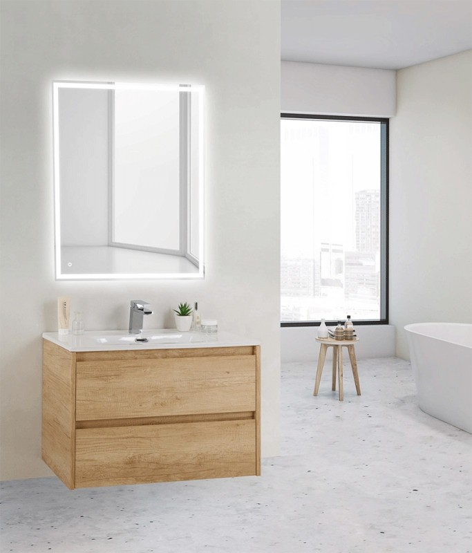 Тумба под раковину BelBagno KRAFT 39-800/390-2C-SO-RNN подвесная