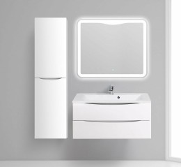 Шкаф пенал BelBagno Fly-Marino 40 L FLY-MARINO-1500-2A-SC-BL-P-L подвесной