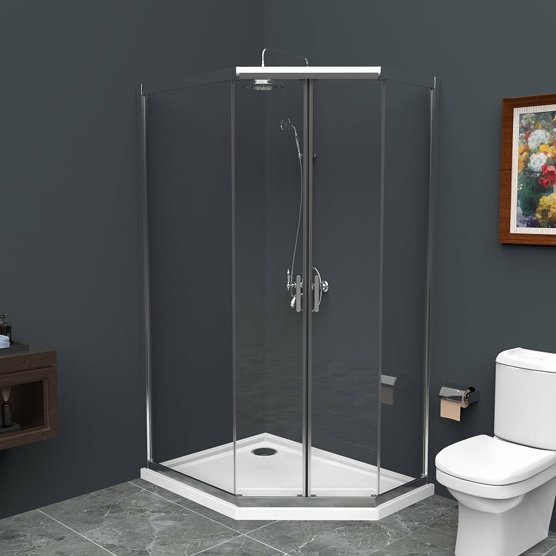 Душевой уголок BelBagno Uno 120х90 UNO-195-PH-2-120/90-C-Cr