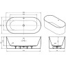 Акриловая ванна BelBagno 180x80 BB705-1800-800