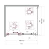 Душевой уголок BelBagno Marino 2 110x100 MARINO-2-AH-1-110/100-C-Cr