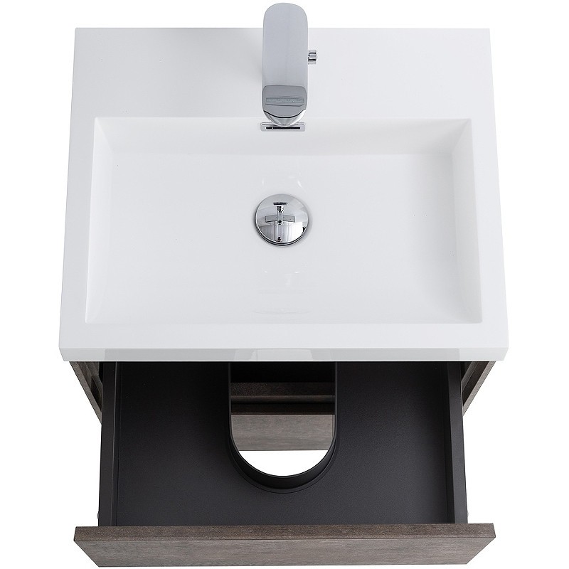 Тумба под раковину BelBagno Pietra Mini 50 PIETRA MINI-500-2C-SO-PT подвесная
