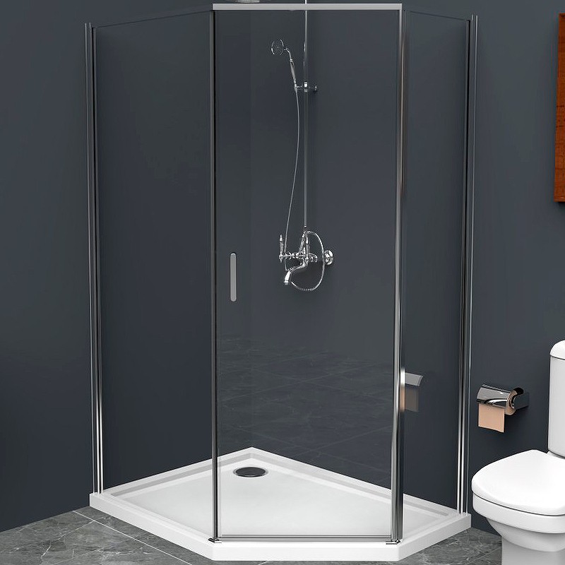 Душевой уголок BelBagno Uno 100х80 UNO-195-PH-1-100/80-C-Cr