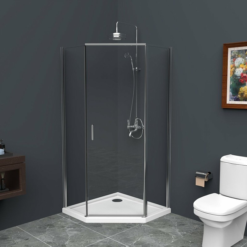 Душевой уголок BelBagno Uno 90х90 UNO-195-P-1-90-C-Cr