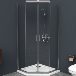 Душевой уголок BelBagno Uno 90х90 UNO-195-P-2-90-C-Cr